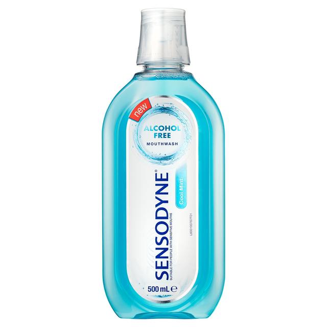 Sensodyne Alcohol Free Mouthwash Cool Mint 500Ml