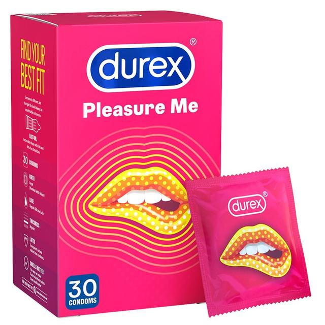 Durex Pleasure Me Regular Fit Condoms 30 Pack Value Pack