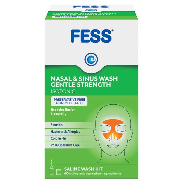 Fess Nasal & Sinus Wash Gentle Strength Kit