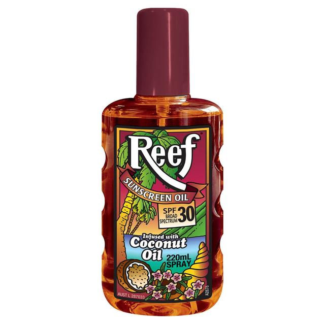 Reef Coconut Sunscreen Oil Spray Spf30 220Ml