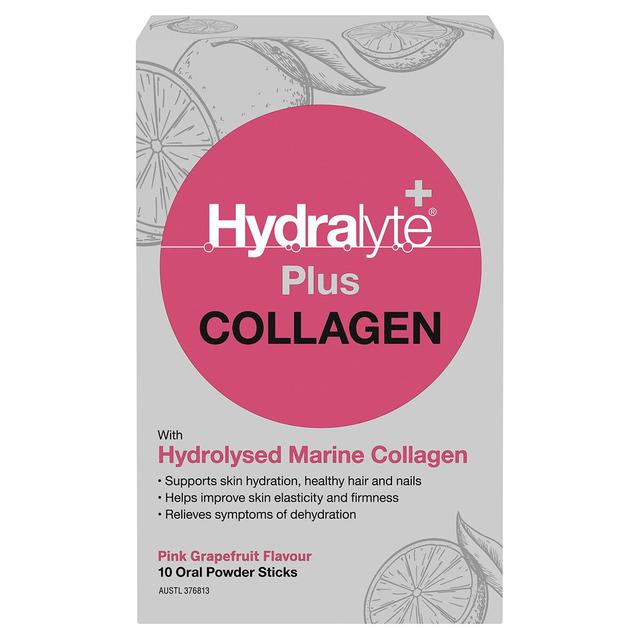 Hydralyte Plus Collagen Powder 10 Sticks