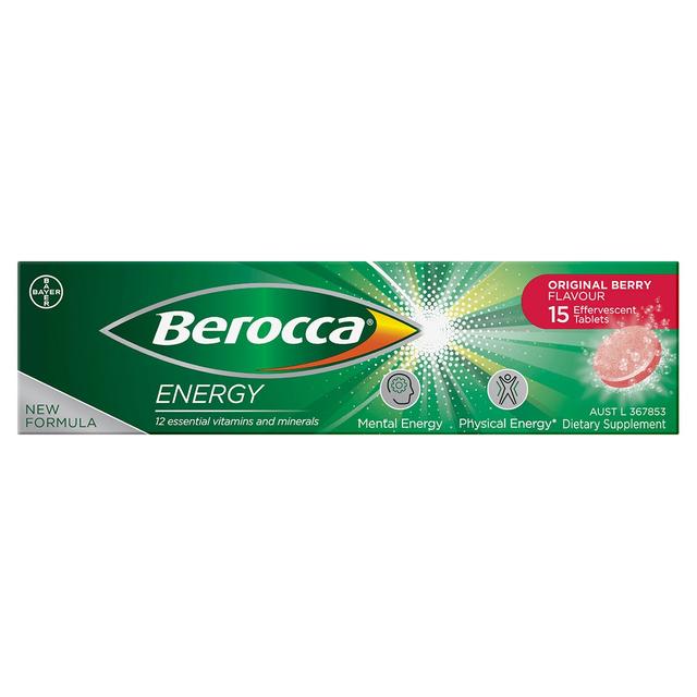 Berocca Energy Original Berry 15 Effervescent Tablet