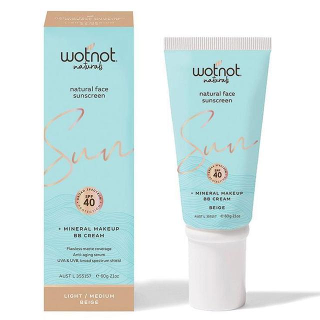 Wotnot Natural Face Sunscreen Beige Spf40 60G