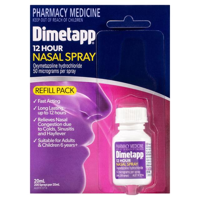 Dimetapp Adult 12 Hour Nasal Spray Refill 20ml