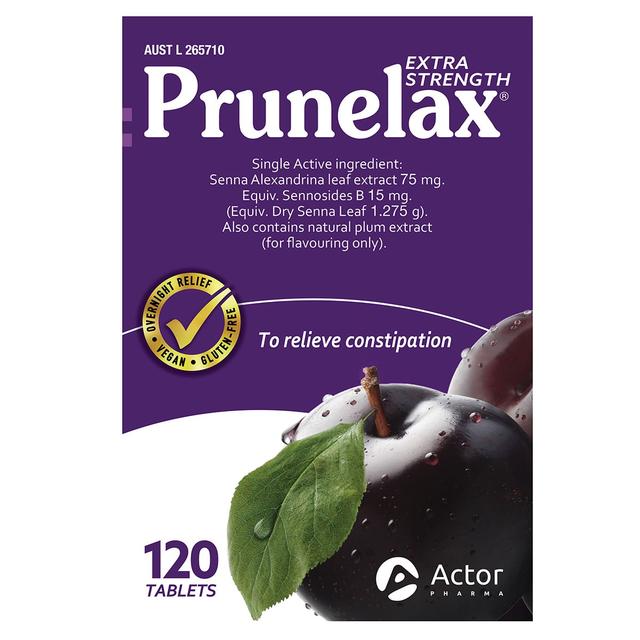 Prunelax Extra Strength Laxative 120 Tablets