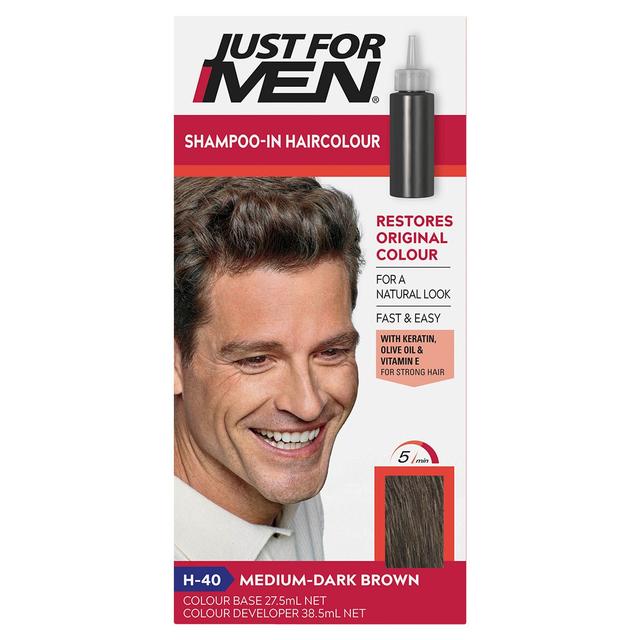 Just For Men Shampoo-In Hair Colour Medium Dark Brown