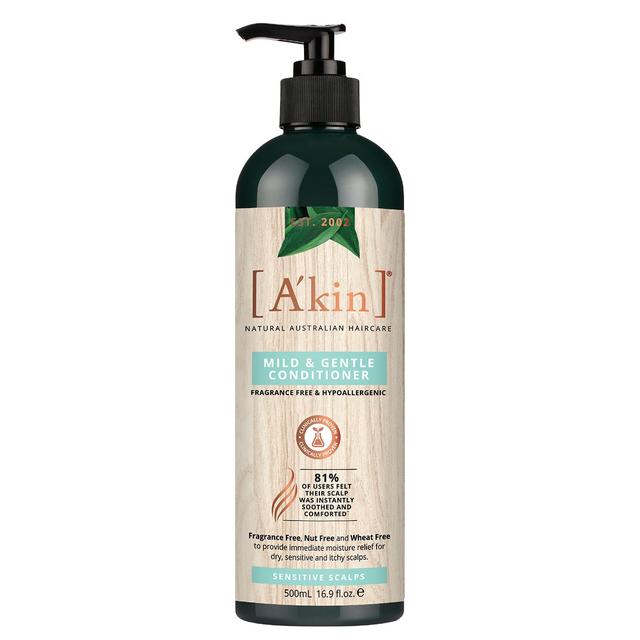 Akin Fragrance Free Mild & Gentle Conditioner 500Ml