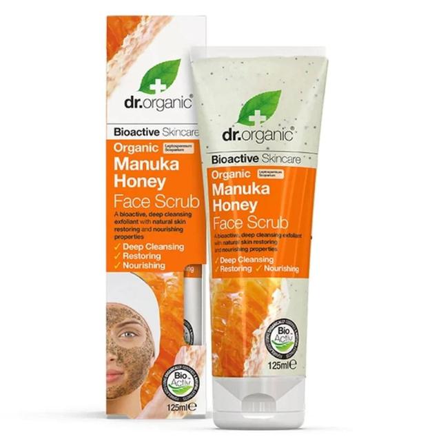 Dr Organic Manuka Honey Face Scrub 125Ml