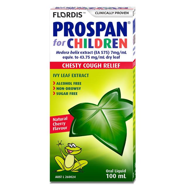 Prospan For Children Chesty Cough Relief Cherry Flavour 100Ml