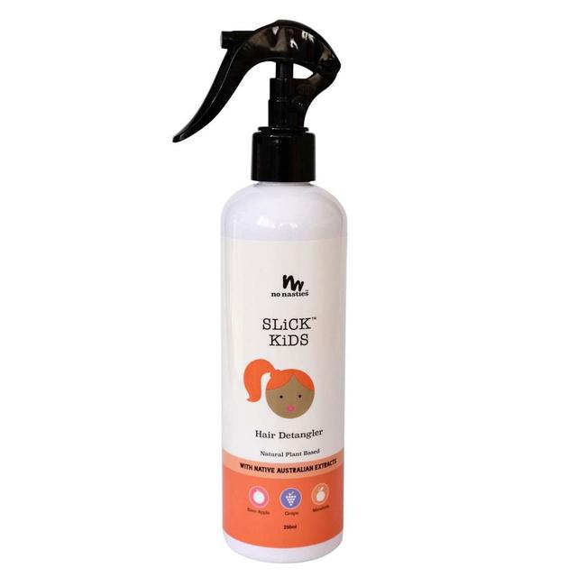 No Nasties Slick Kids Hair Detangler Spray Mandarin & Grape 250Ml