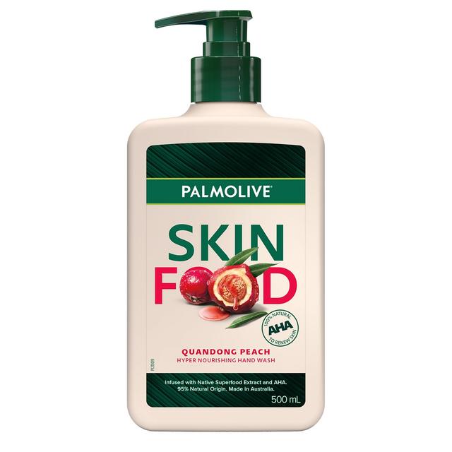 Palmolive Skin Food Hand Wash Quandong Peach 500Ml