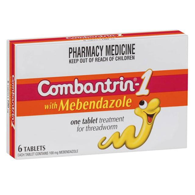 Combantrin-1 Worm Treatment 6 Tablets