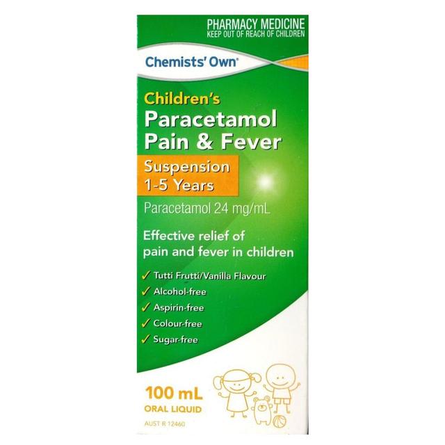 Chemists Own Children's Paracetamol Suspension 1-5 Years 100ml