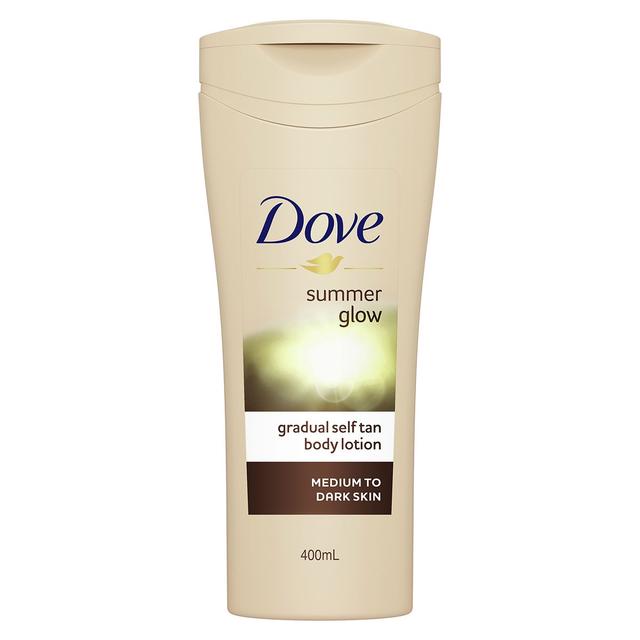 Dove Summer Glow Gradual Tan Body Lotion Medium To Dark 400Ml