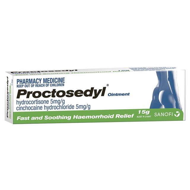 Proctosedyl Haemorrhoids Relief Ointment 15g