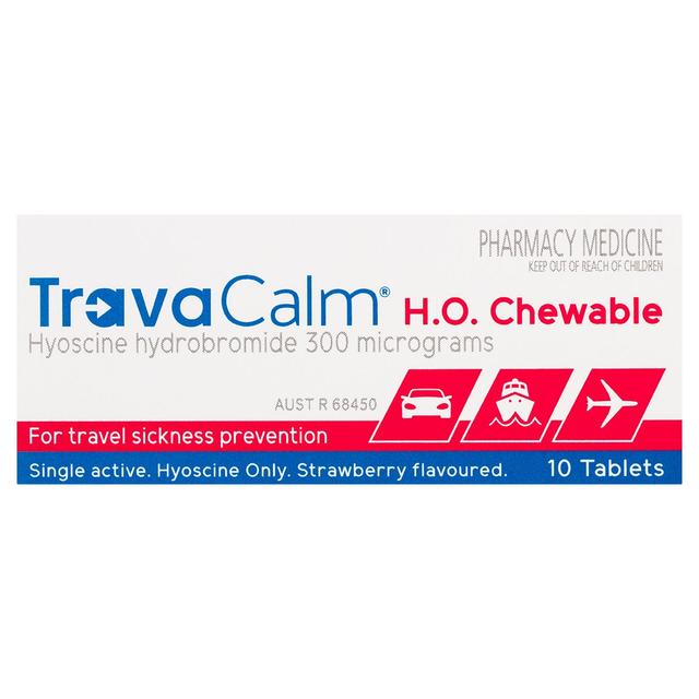 Travacalm Travel Sickness H.O. 10 Tablets