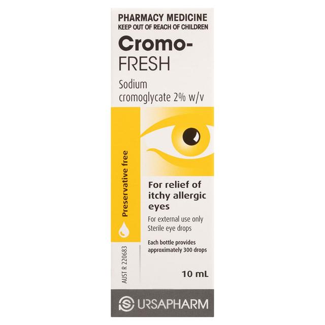 Cromo Fresh Allergy Eye Drops 10ml