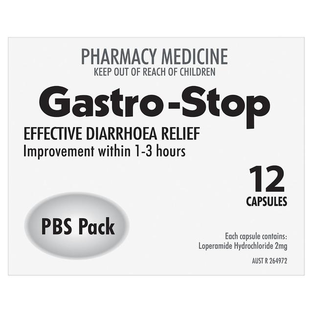 Gastro-Stop 12 Capsules PBS