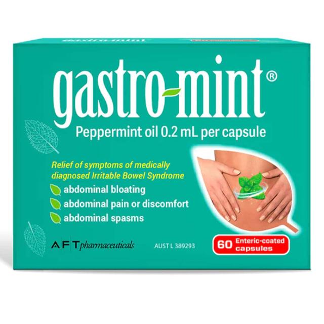 Gastro-Mint Peppermint Oil 0.2Ml 60 Capsules