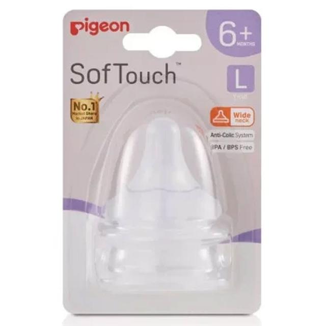 Pigeon Softouch Iii Teat (L) 2 Pack