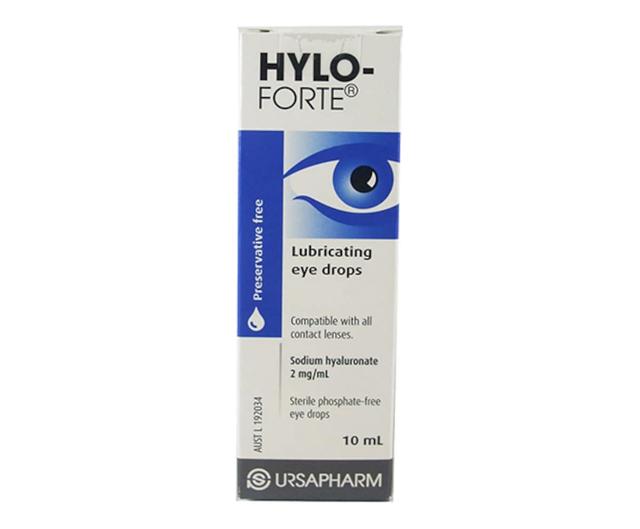 Hylo Forte Lubricating Eye Drops Preservative Free 10Ml